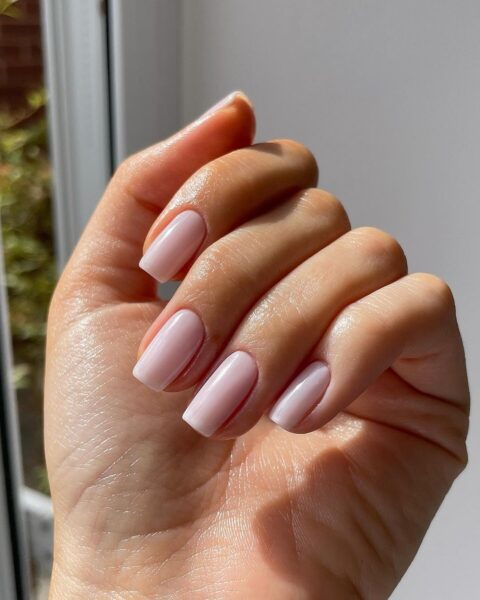 Milky nails