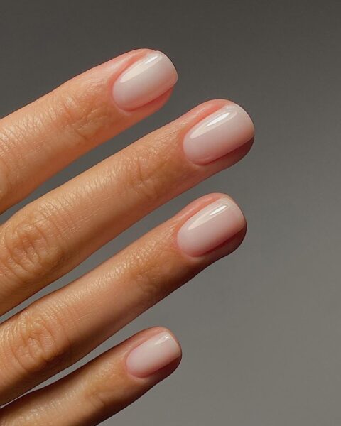 Milky nails