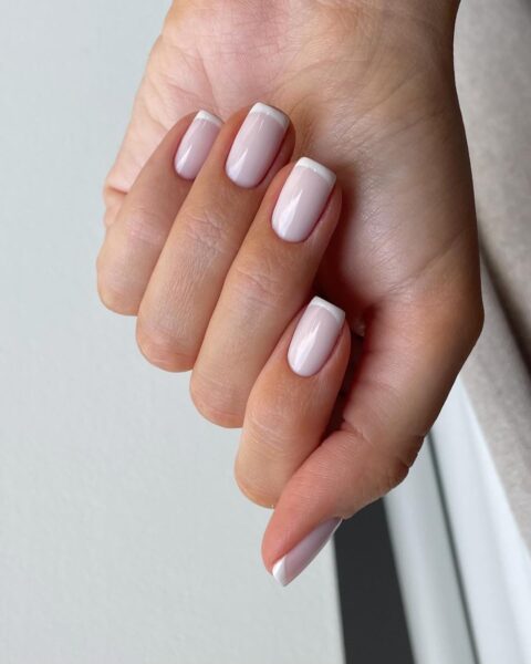 Milky nails