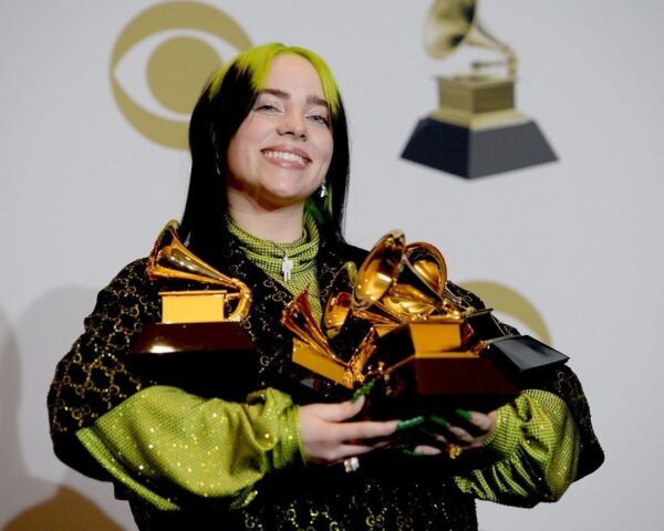 Billie Eilish z 3. nagrodami Grammy