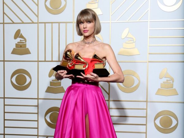 Taylor Swift po wygraniu 3. statuetek Grammy