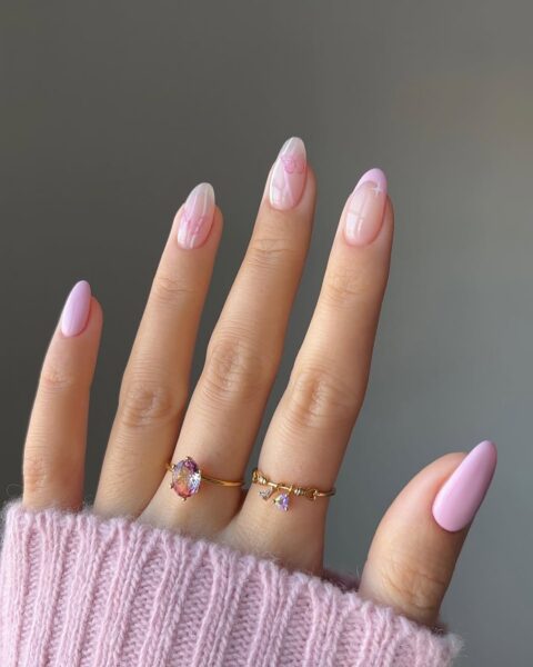 manicure pastelowy