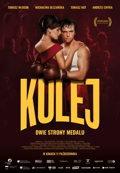 Plakat filmu "Kulej. Dwie strony medalu" w reżyserii Xawerego Żuławskiego