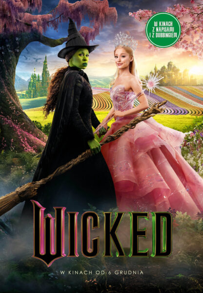 Plakat filmu "Wicked" w reżyserii Jon M. Chu