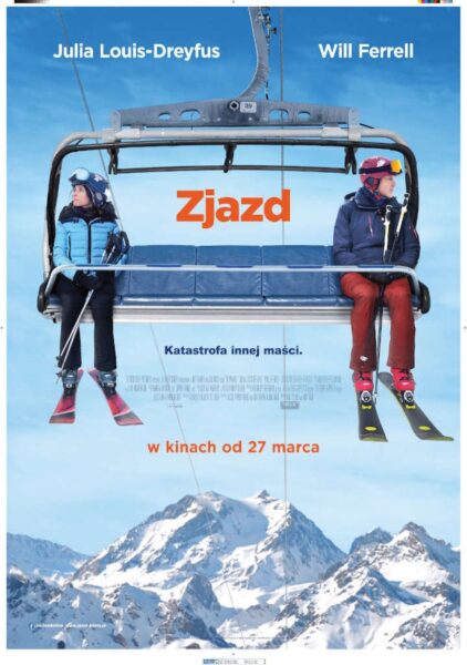 Plakat filmu: "Zjazd" z 2020 roku.