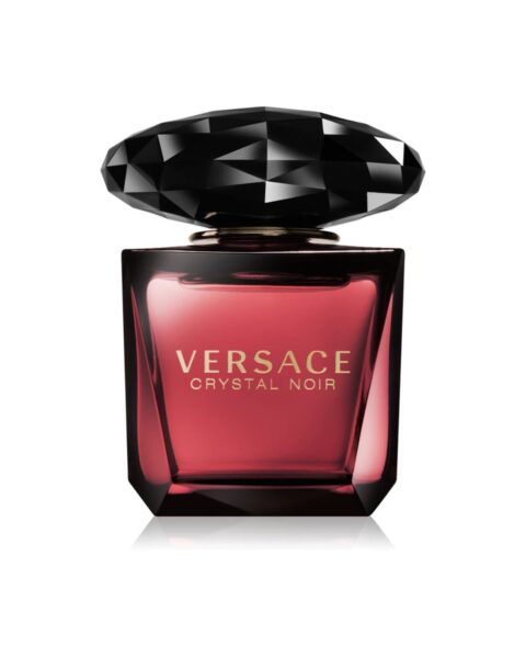 Damskie perfumy o długotrwałym zapachu: Crystal Noir Versace. Zdjęcie produktowe.