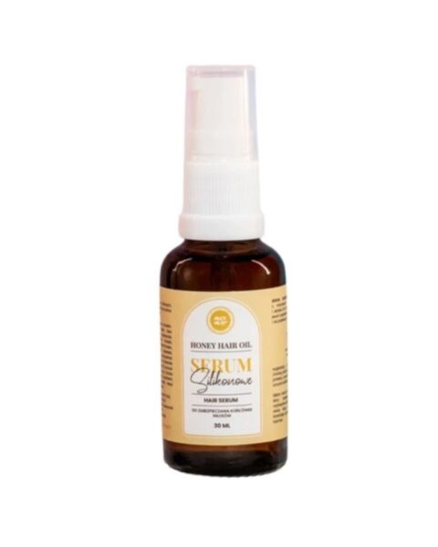 Olejek-serum na końcówki włosów zapobiegający rozdwajaniu Mexmo Honey Hair Oil.