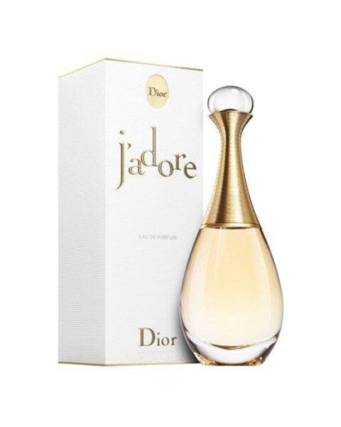 Eleganckie perfumy z nuta konwalii Dior J'adore. Zdjęcie produktowe.