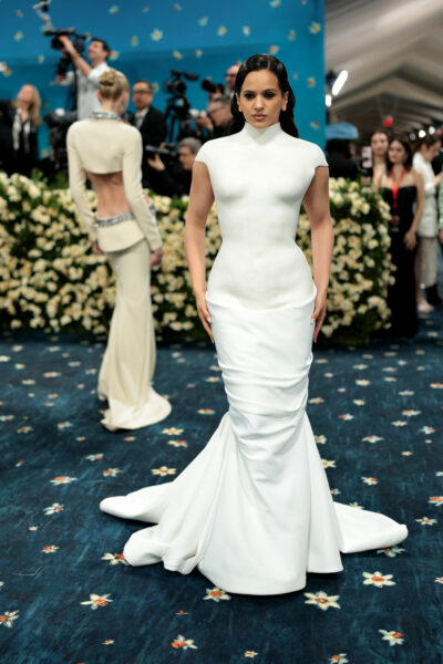Rosalia poses during the Met Gala, an annual fundraising gala held for the benefit of the Metropolitan Museum of Art's Costume Institute with this year's theme 'Superfine: Tailoring Black Style,' in New York City, New York, U.S., May 5, 2025.,Image: 995506675, License: Rights-managed, Restrictions: , Model Release: no, Credit line: Mario Anzuoni / Reuters / Forum