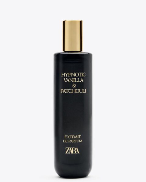 Silnie skoncentrowane perfumy Zara Hypnotic Vanilla i Patchouli. Zdjęcie produktowe.