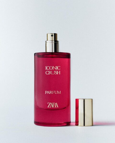 Woda perfumowana Zara Iconic Crush. Zdjęcie produktowe.